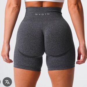 NVTGN Gray Black Seamless Contour Shorts